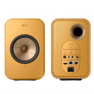 Активная полочная акустика KEF LSX II AMBER HAZE EU (SP4041L0AA)