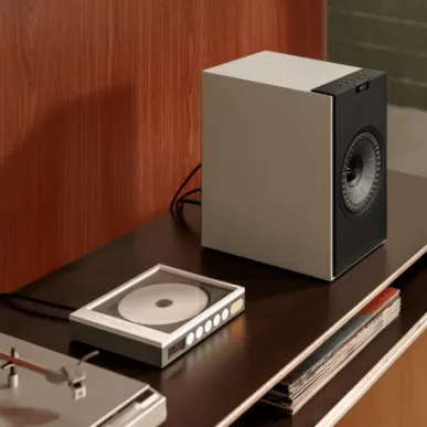 Активная полочная акустика KEF CODA W NICKEL GREY
