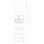 Встраиваемая акустика в стену M&K Sound IW150A в корпусе White