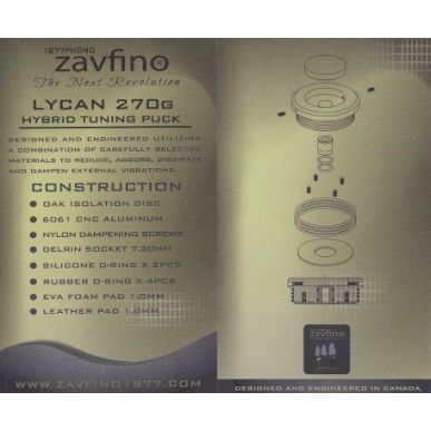 Зажим для винловых пластинок Zavfino Lycan 270 G
