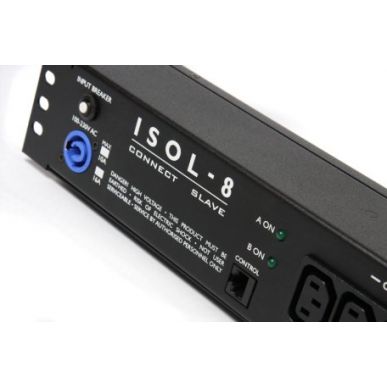 Сетевой фильтр Isol-8 Connect Slave IEC 2x4 Black