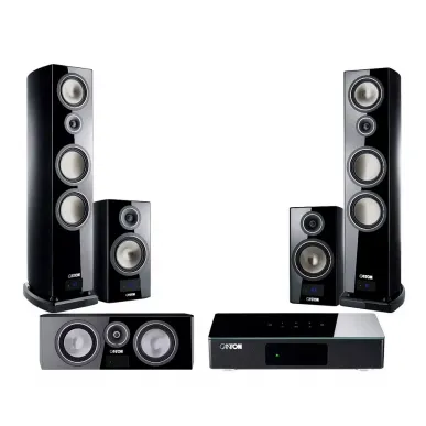 Комплект акустики 5.0 Canton Smart Cinema Vento, black high gloss