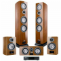 Комплект акустики 5.0 Canton Smart Cinema Vento, walnut high gloss