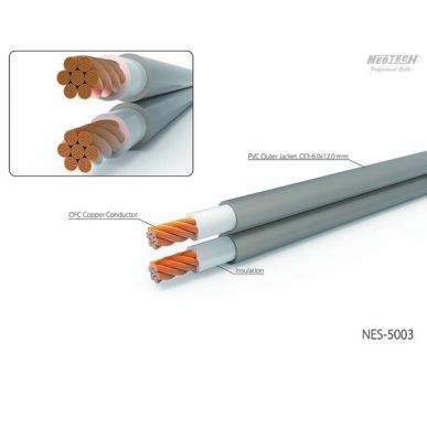 Акустический кабель NEOTECH NES-5003 2x6 50 м/кат