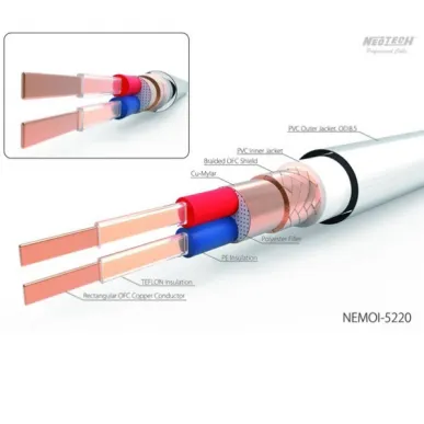 Межблочный кабель в нарезку NEOTECH NEMOI-5220 100 м/кат