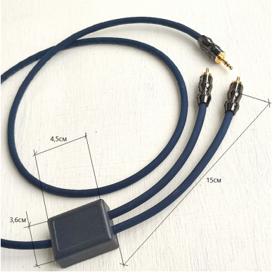 Кабель J 3,5/2 RCA DAXX J108 0.8m