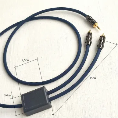Кабель J 3,5/2 RCA DAXX J108 0.8m