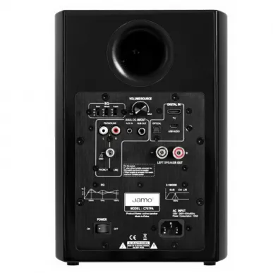 Активная полочная акустика Jamo C707PA, Black