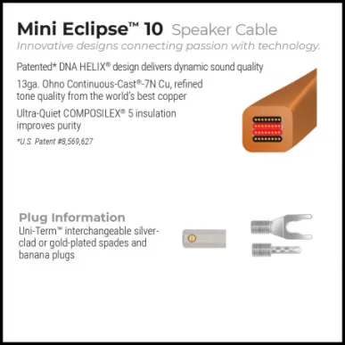 Акустический кабель Wireworld MES2.0MB-10 Mini Eclipse 10 2.0m