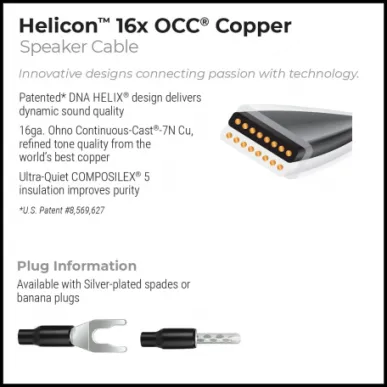 Акустический кабель Wireworld HCS2.0MB-10 Helicon 16x OCC 2.0m