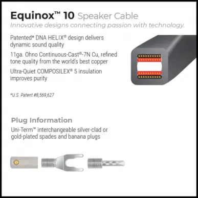 Акустический кабель Wireworld EQB2.0MB-10 Equinox 10 Biwire 2.0m