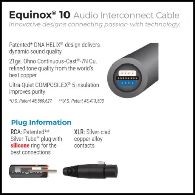 Межблочный кабель RCA Wireworld EQI0.5M-10 Equinox 10 0.5m
