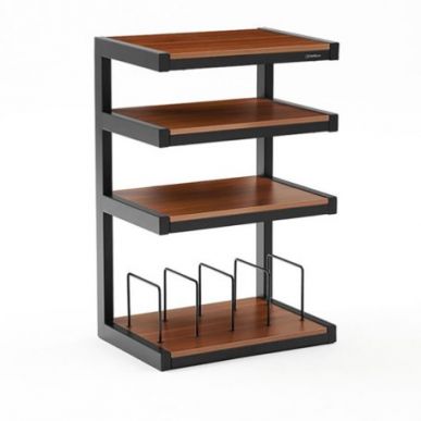 Hi-Fi стойка NorStone Esse Hifi VInyl Black/Wal