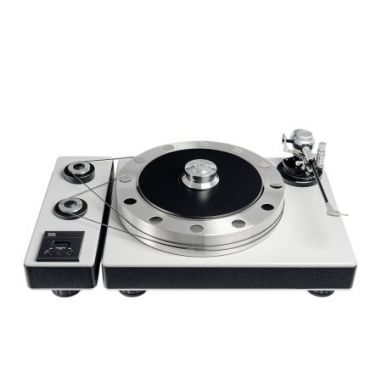 Виниловый проигрыватель EAT Fortissimo Grey leather black, inserts chrome FN 12" VT Jo8