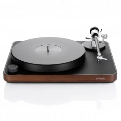 Виниловый проигрыватель Clearaudio Concept MC/S Wood Black/Dark Wood
