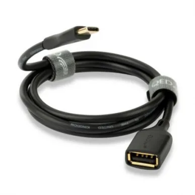 Кабель USB QED (QE8191) Connect USB C (M) - A (F) 0.15m