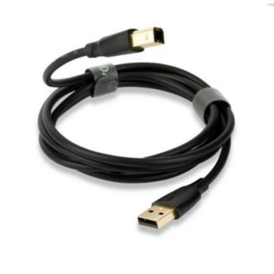 Кабель USB QED (QE8214) Connect USB A (M) - B (M) 0.75m