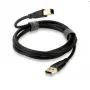 Кабель USB QED (QE8214) Connect USB A (M) - B (M) 0.75m