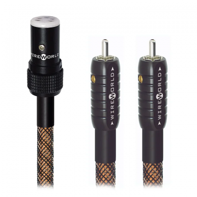 Межблочный кабель Wireworld Eclipse 8 Female Tonearm DIN plug to 2 RCA Males 1m