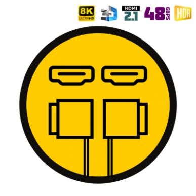 Кабель HDMI Dr.HD 2 м / Сверхтонкий / Тип C