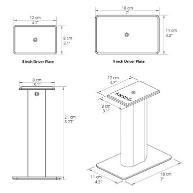 Стойки для акустики Kanto Audio SP9 Black