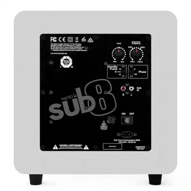 Сабвуфер Kanto Audio SUB8 VMW-CG White