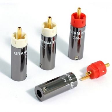 Разъём RCA Black Rhodium Graham Nalty RCA gold plug kit GN-3