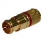 Антенный разъём HDTV Black Rhodium TV Line socket red