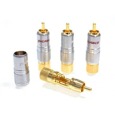 Разъем Ricable Custom RCA Hi-End (4 шт.)