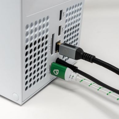 Кабель HDMI Oehlbach EXCELLENCE Gaming UHD 2.1b cable 2,0m Green/White