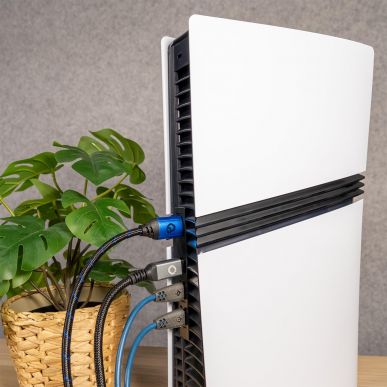 Кабель HDMI Oehlbach EXCELLENCE Gaming UHD 2.1b cable 2,0m Blue/Black