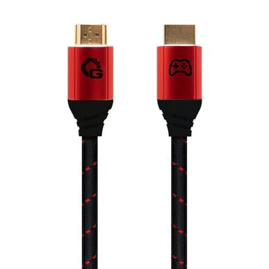 Кабель HDMI Oehlbach EXCELLENCE Gaming UHD 2.1b cable 2,0m Red/Black