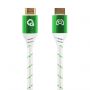Кабель HDMI Oehlbach EXCELLENCE Gaming UHD 2.1b cable 2,0m Green/White
