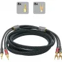 Готовый акустический кабель Oehlbach EXCELLENCE TRANSFORM DUAL-PLUG 3m 2х6mm