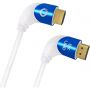 Кабель HDMI Oehlbach PERFORMANCE SHAPE MAGIC UHD 90 white, UHS HDMI cable 1,5m
