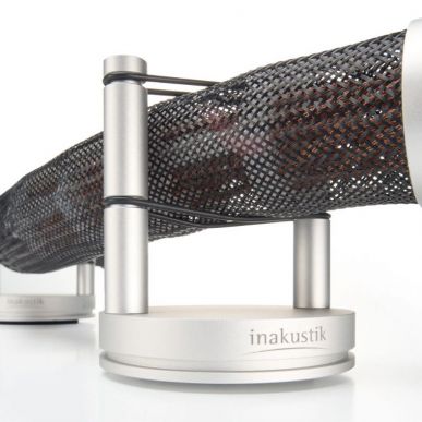 Напольные алюминиевые подставки-виброразвязки для кабеля Inakustik Referenz 4005 Cable Base 6 pcs