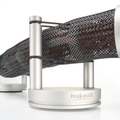 Напольные алюминиевые подставки-виброразвязки для кабеля Inakustik Referenz 4005 Cable Base 6 pcs