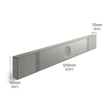 Саундбар KEF XIO SILVER GREY EU (SP4083M0AA)
