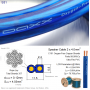 Акустический кабель DAXX S31 11AWG 4.0 мм.кв 3 метра