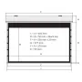 Экран Kauber Blue Label XL Tensioned BT Cinema 154" 16:9 191x340 дроп. 40см., Clear Vision
