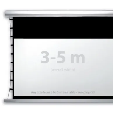 Экран Kauber Blue Label XL Tensioned BT Cinema 154" 16:9 191x340 дроп. 40см., Clear Vision