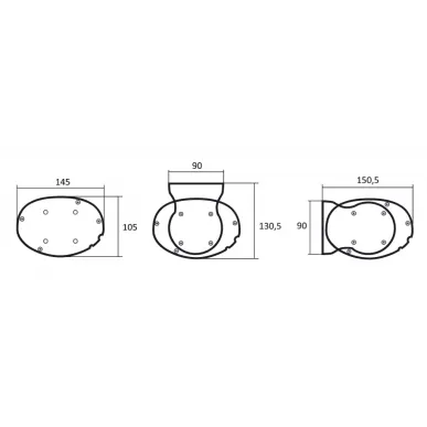 Экран Kauber Blue Label Tensioned BT Cinema 122" 16:9 152x270 дроп 50 см. Gray Pro