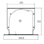 Экран Kauber InCeiling Tensioned BT Cinema 122" 16:9 152x270 дроп 60 см. Clear Vision