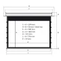 Экран Kauber InCeiling Tensioned BT Cinema 113" 16:9 141x250 см. Clear Vision
