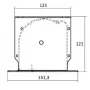 Экран Kauber InCeiling Tensioned BT Cinema 104" 16:9 129x230 см. Clear Vision