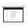 Экран Kauber InCeiling Tensioned BT Cinema 104" 16:9 129x230 см. Clear Vision