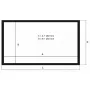 Экран Kauber Frame Velvet Cinema 117" 16:9 146x260 White Flex