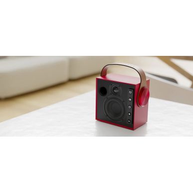 Беспроводная hi-fi акустика MOREL BIGGIE RUBY RED