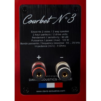 Полочная акустика Davis Acoustics Courbet 3 Red Wood