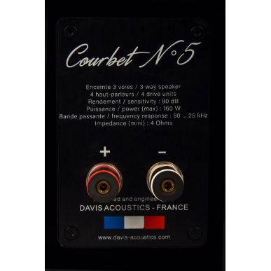 Напольная акустика Davis Acoustics Courbet 5 Black Gloss